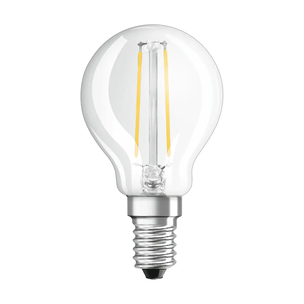 Фото 2 Набор ламп Osram Filament 4058075684522 E14 220-240 В 6 Вт шар малый 806 Лм желтый свет 10 шт Фото 2 Набор ламп Osram Filament 4058075684522 E14 220-240 В 6 Вт шар малый 806 Лм желтый свет 10 шт