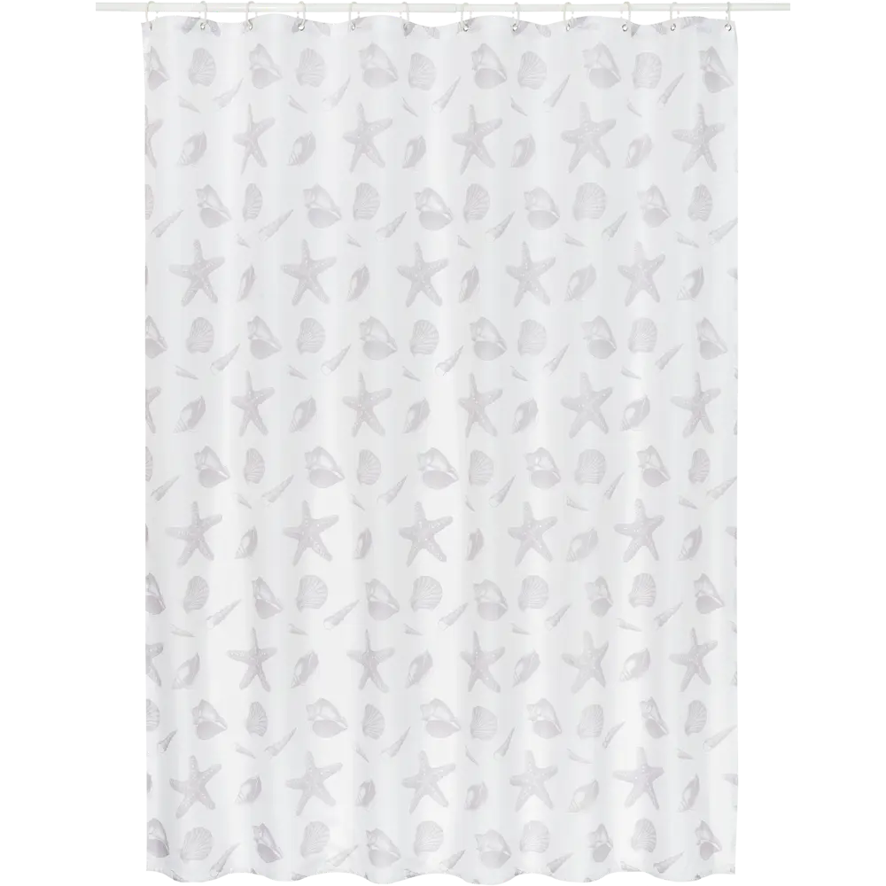 Фото Штора для ванной Fixsen Laguna 180x200 см полиэстер цвет белый Фото Штора для ванной Fixsen Laguna 180x200 см полиэстер цвет белый