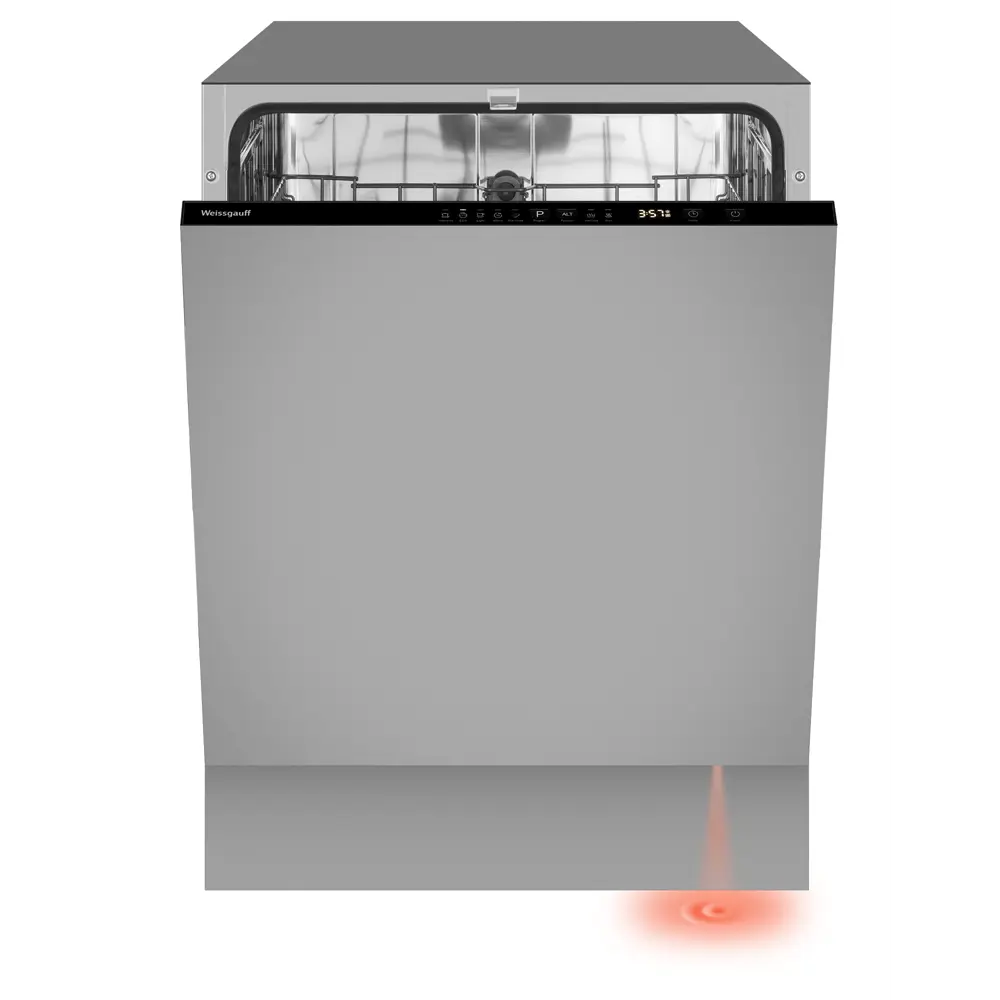 Фото Встраиваемая посудомоечная машина Weissgauff BDW 6025 D Infolight 59.8 см 5 программ цвет серебристо-черный Фото Встраиваемая посудомоечная машина Weissgauff BDW 6025 D Infolight 59.8 см 5 программ цвет серебристо-черный