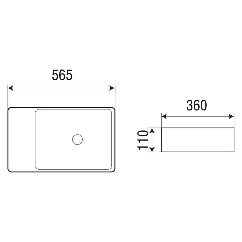 Фото 4 Раковина накладная WeltWasser Elbach 10000004574 56.50x36 см цвет белый