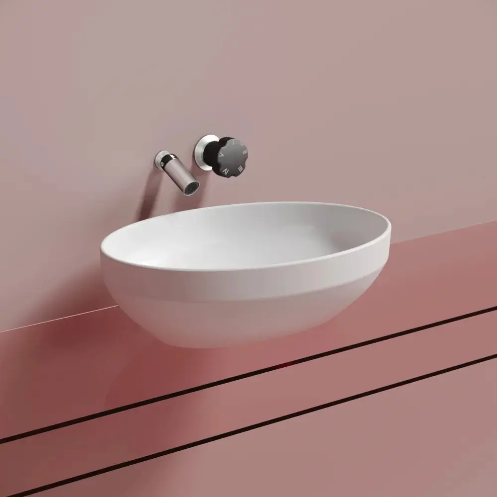 Фото 9 Раковина накладная Ceramica Nova Element CN6056MW 50.20x36.30 см цвет белый Фото 9 Раковина накладная Ceramica Nova Element CN6056MW 50.20x36.30 см цвет белый