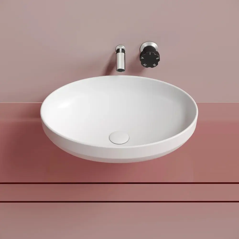 Фото 4 Раковина накладная Ceramica Nova Element CN6056MW 50.20x36.30 см цвет белый Фото 4 Раковина накладная Ceramica Nova Element CN6056MW 50.20x36.30 см цвет белый