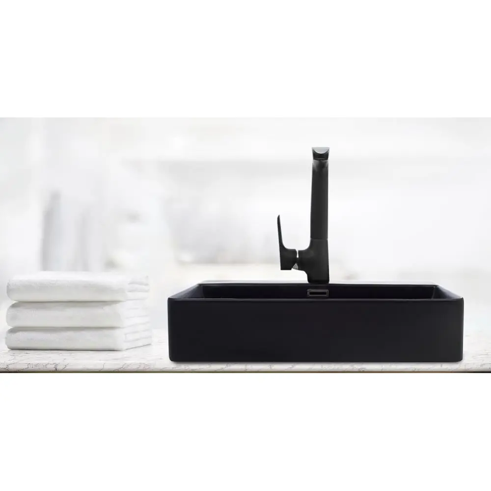 Фото 3 Раковина накладная WeltWasser Elbach 10000004504 60x42 см цвет черный