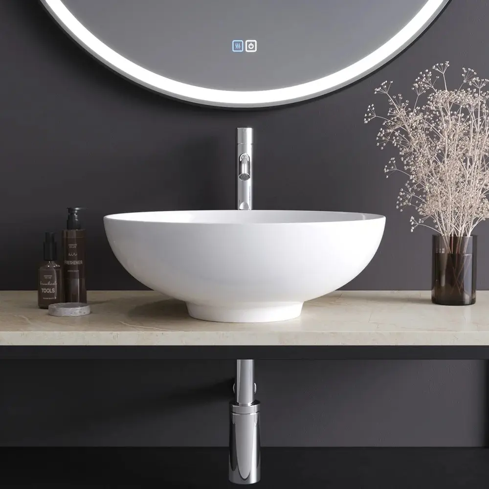 Фото 3 Раковина накладная CEZARES CZR-NEW-43-LVB 43.50x43.50 см цвет белый Фото 3 Раковина накладная CEZARES CZR-NEW-43-LVB 43.50x43.50 см цвет белый