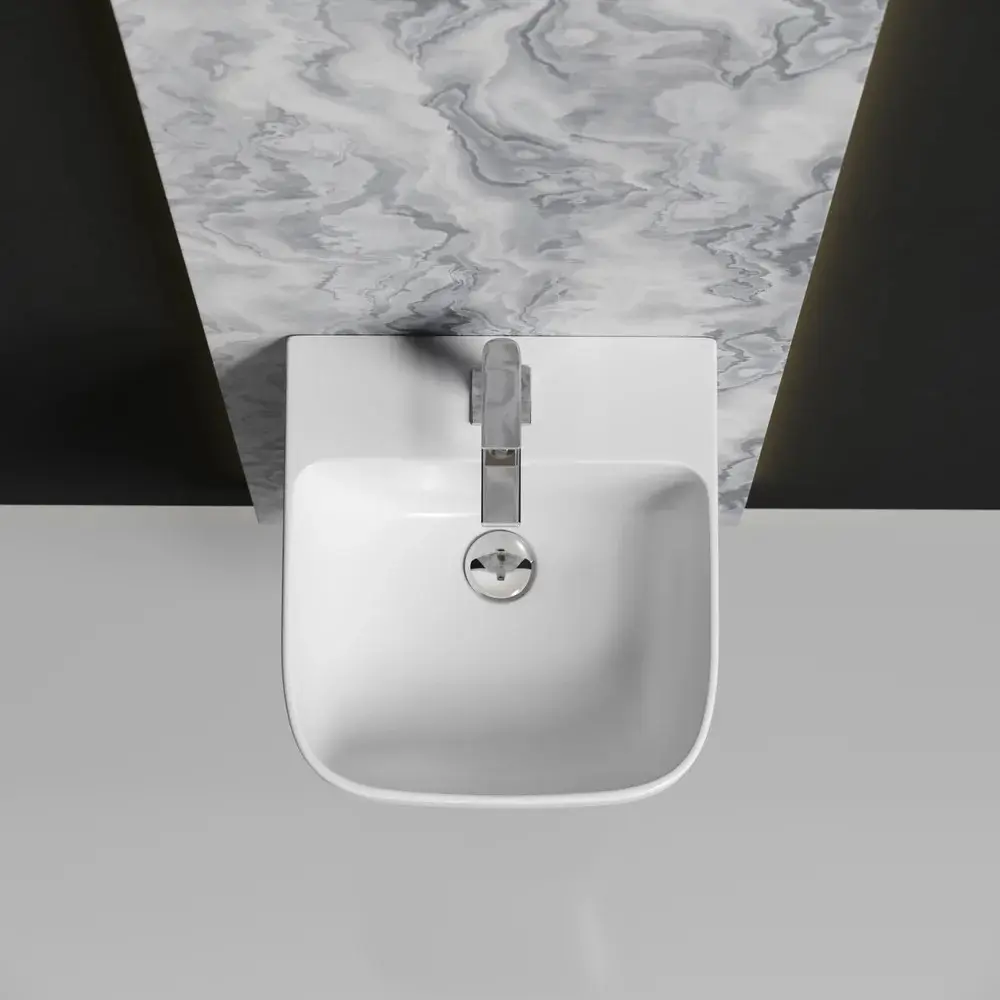 Фото 6 Раковина подвесная Ceramica Nova Dion CN6067 36.50x40.60 см цвет белый Фото 6 Раковина подвесная Ceramica Nova Dion CN6067 36.50x40.60 см цвет белый