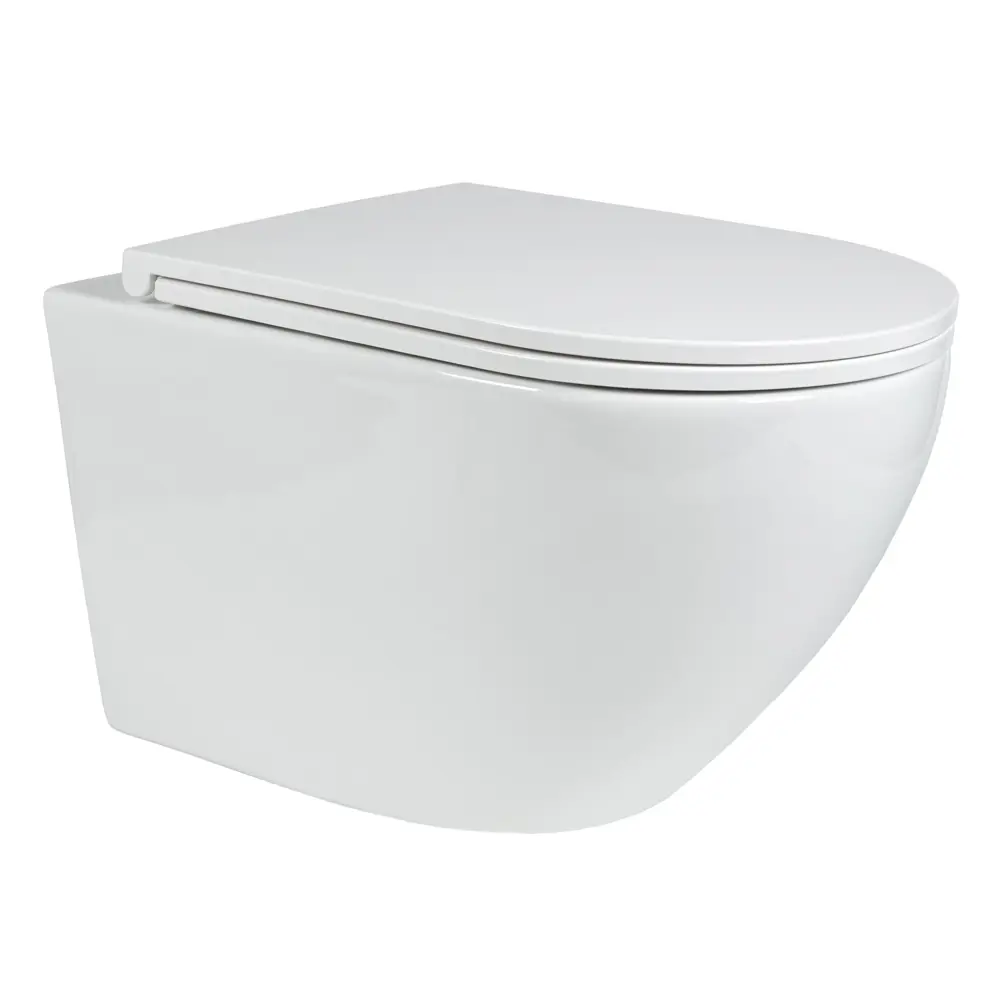 Фото 14 Унитаз подвесной BOND Oval F01-10Long безободковый с сиденьем микролифт Фото 14 Унитаз подвесной BOND Oval F01-10Long безободковый с сиденьем микролифт