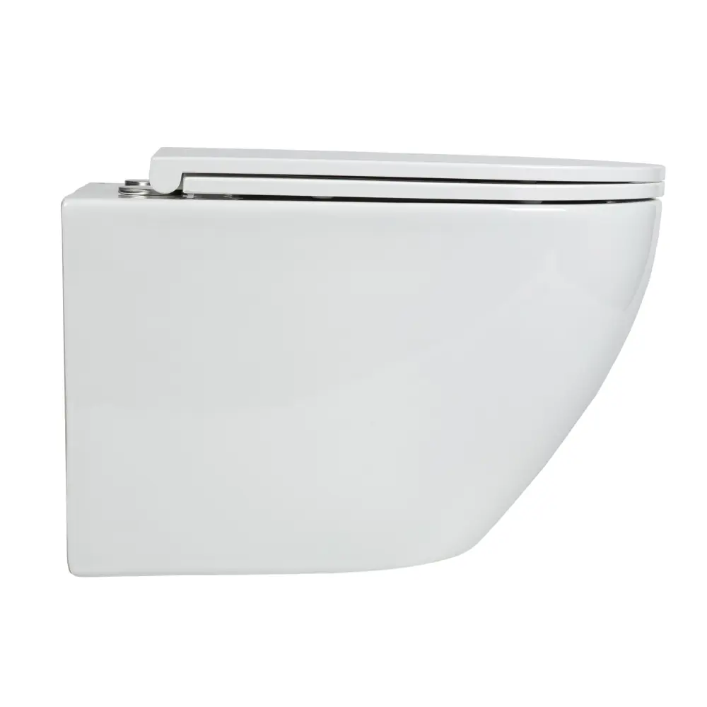 Фото 8 Унитаз подвесной BOND Oval F01-10Long безободковый с сиденьем микролифт Фото 8 Унитаз подвесной BOND Oval F01-10Long безободковый с сиденьем микролифт