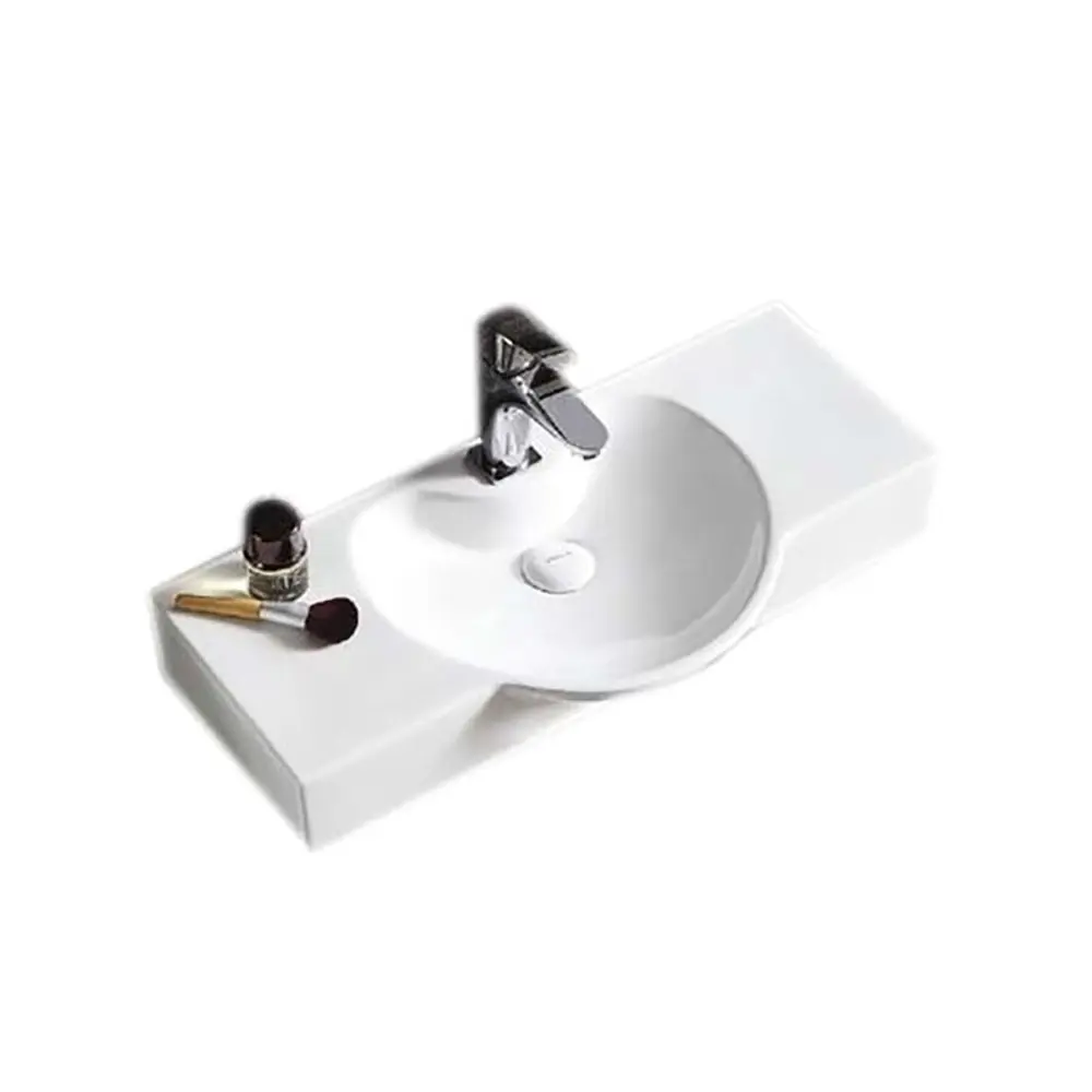 Фото Раковина подвесная CeramaLux N STR4280C 70x33 см цвет белый Фото Раковина подвесная CeramaLux N STR4280C 70x33 см цвет белый