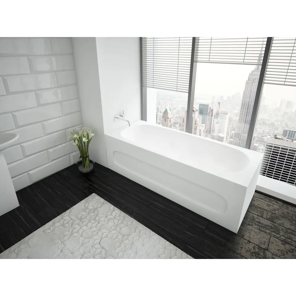 Фото 2 Ванна Aquatek Оберон 170 слив слева акриловая прямоугольная