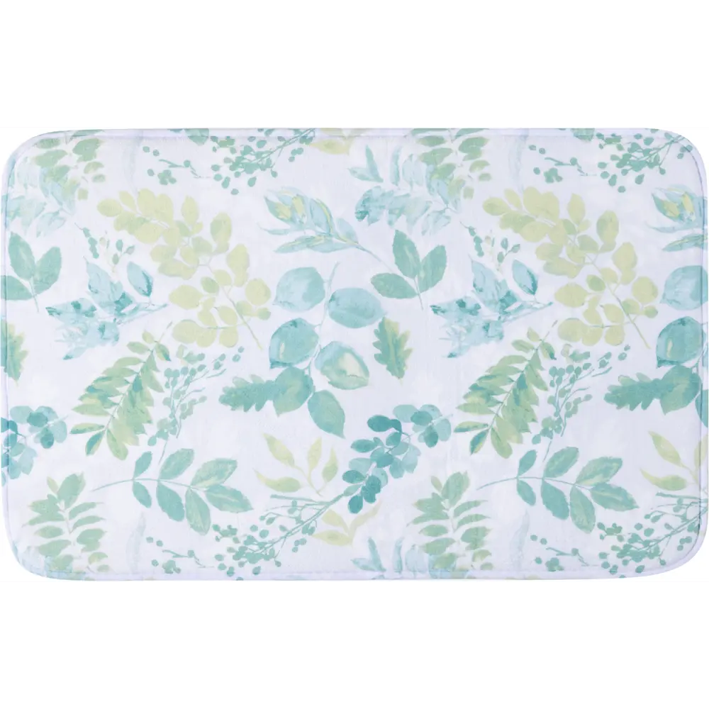 Фото 2 Коврик для ванной Весна ADB23108 45x70 см цвет бело-зеленый