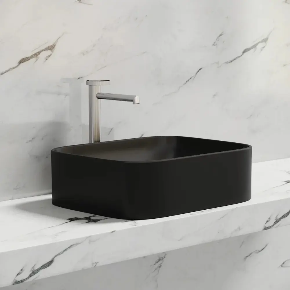 Фото 5 Раковина накладная Ceramica Nova Element CN6052MB 50.50x38 см цвет черный Фото 5 Раковина накладная Ceramica Nova Element CN6052MB 50.50x38 см цвет черный
