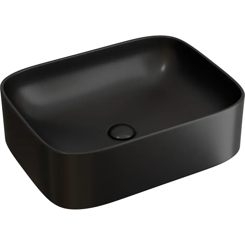 Фото Раковина накладная Ceramica Nova Element CN6052MB 50.50x38 см цвет черный Фото Раковина накладная Ceramica Nova Element CN6052MB 50.50x38 см цвет черный