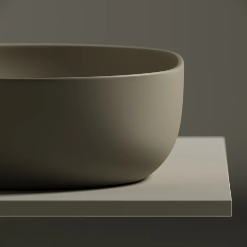 Фото 6 Раковина накладная Ceramica Nova Element CN6047MC 60x41.50 см цвет бежевый Фото 6 Раковина накладная Ceramica Nova Element CN6047MC 60x41.50 см цвет бежевый