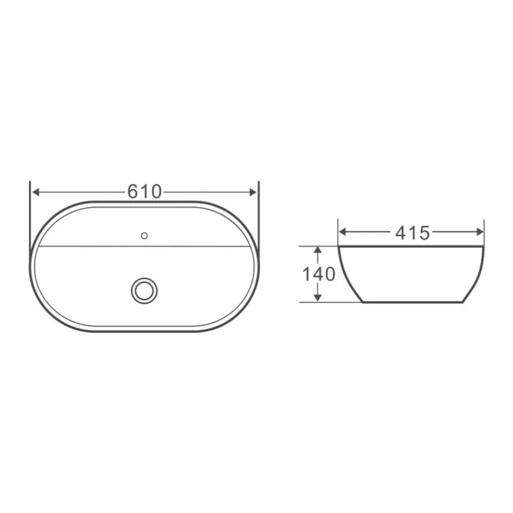 Фото 3 Раковина накладная BelBagno BB1346 61x41.50 см цвет белый Фото 3 Раковина накладная BelBagno BB1346 61x41.50 см цвет белый