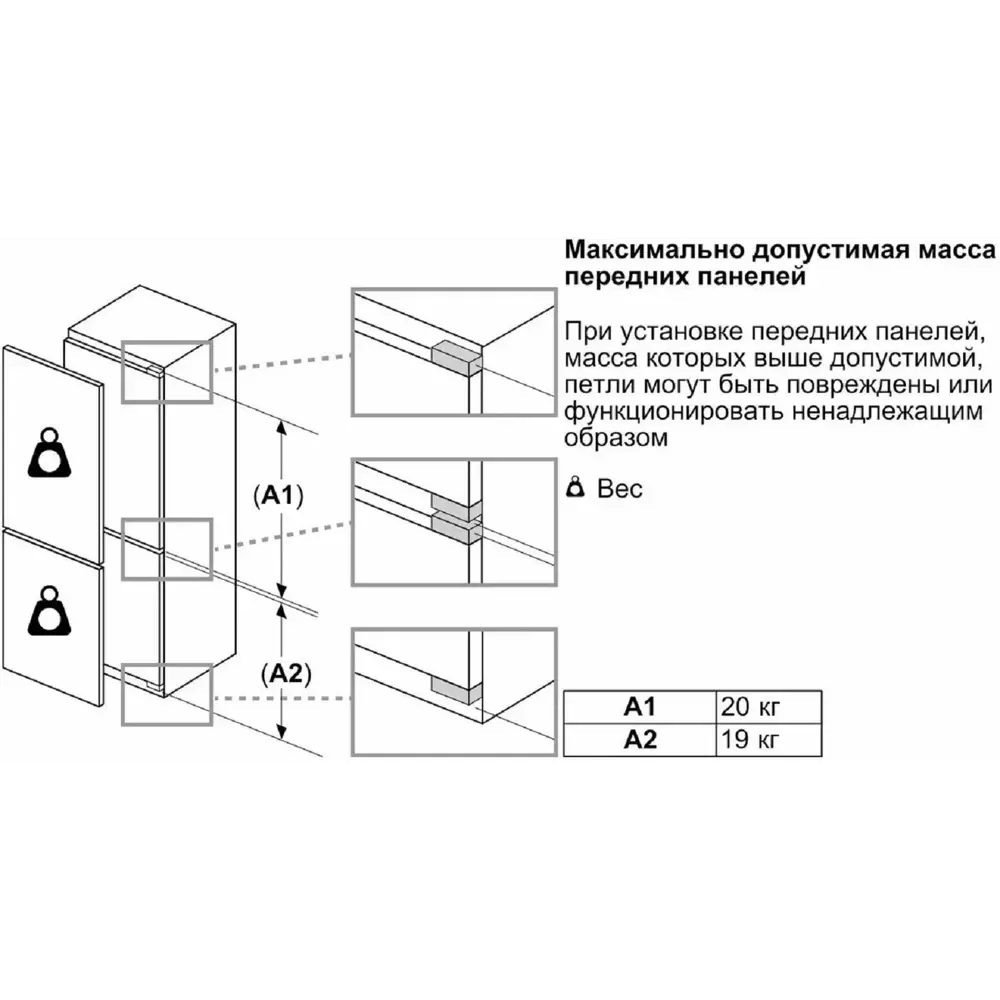 Фото 7 Встраиваемый холодильник Bosch KBN96ADD0 54x190 см цвет белый Фото 7 Встраиваемый холодильник Bosch KBN96ADD0 54x190 см цвет белый