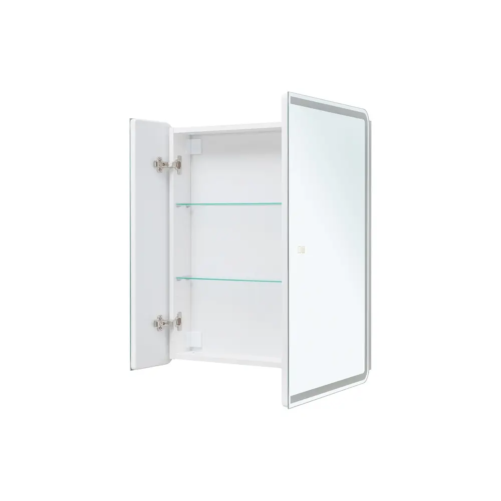 Фото 12 Зеркальный шкаф Aquanet Оптима 70 с LED подсветкой с функцией антипар