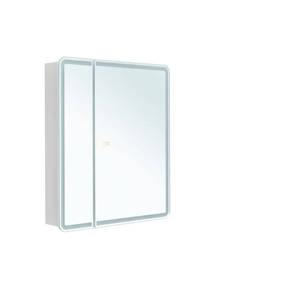 Фото 15 Зеркальный шкаф Aquanet Оптима 70 с LED подсветкой с функцией антипар