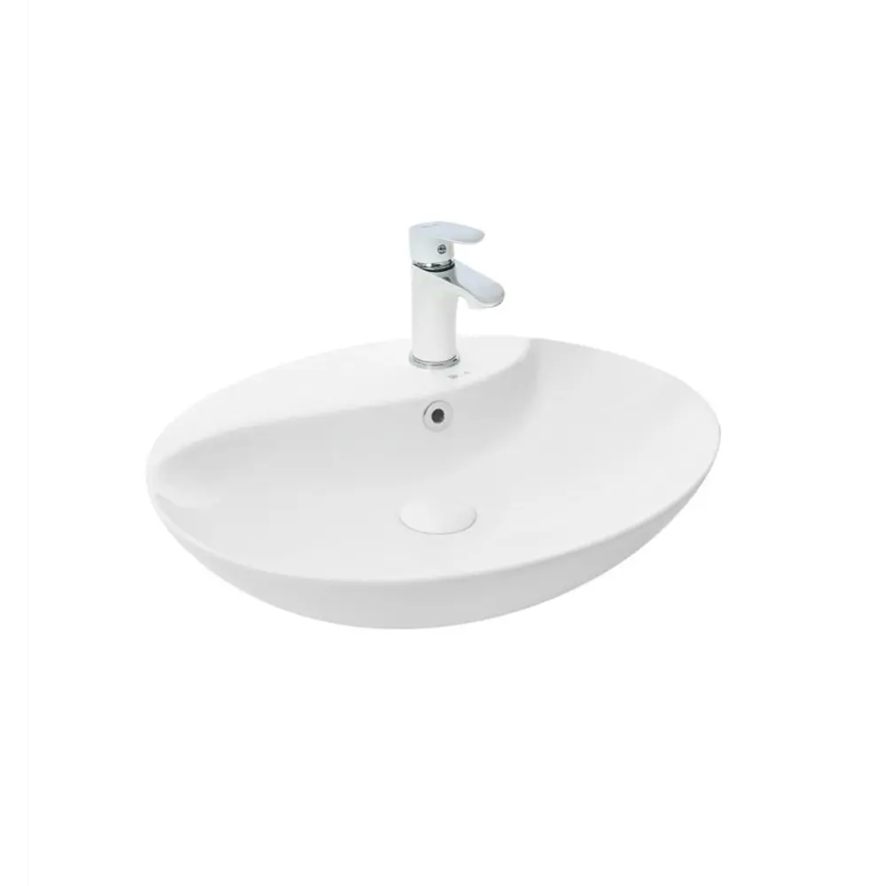 Фото Раковина накладная WeltWasser Elbach 10000004583 55x46 см цвет белый Фото Раковина накладная WeltWasser Elbach 10000004583 55x46 см цвет белый