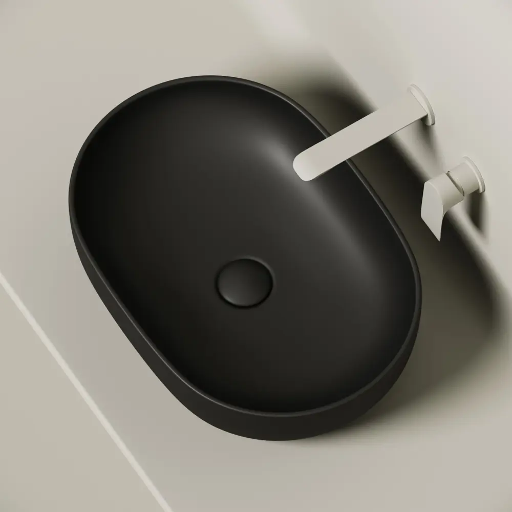Фото 4 Раковина накладная Ceramica Nova Element CN6047MB 60x41.50 см цвет черный Фото 4 Раковина накладная Ceramica Nova Element CN6047MB 60x41.50 см цвет черный