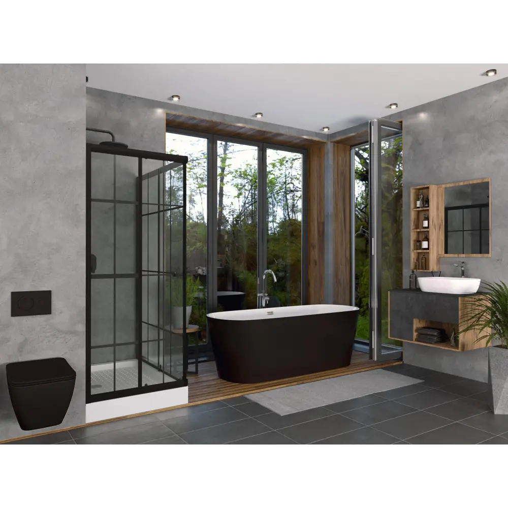 Фото 3 Ванна Grossman GR-2601B 170x70 акриловая авальная Фото 3 Ванна Grossman GR-2601B 170x70 акриловая авальная