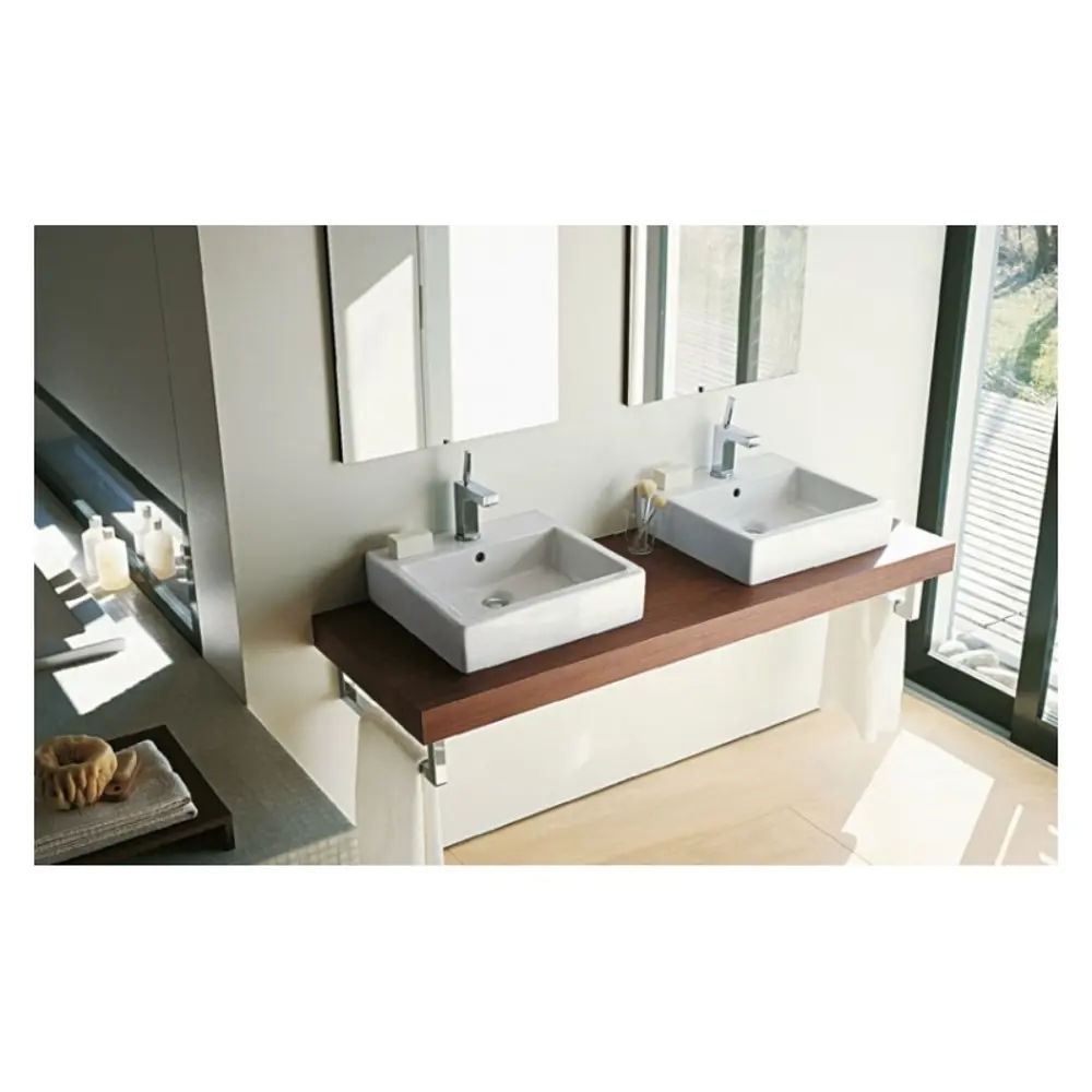 Фото 3 Раковина накладная Duravit Vero 0454500000 50x47 см цвет белый Фото 3 Раковина накладная Duravit Vero 0454500000 50x47 см цвет белый