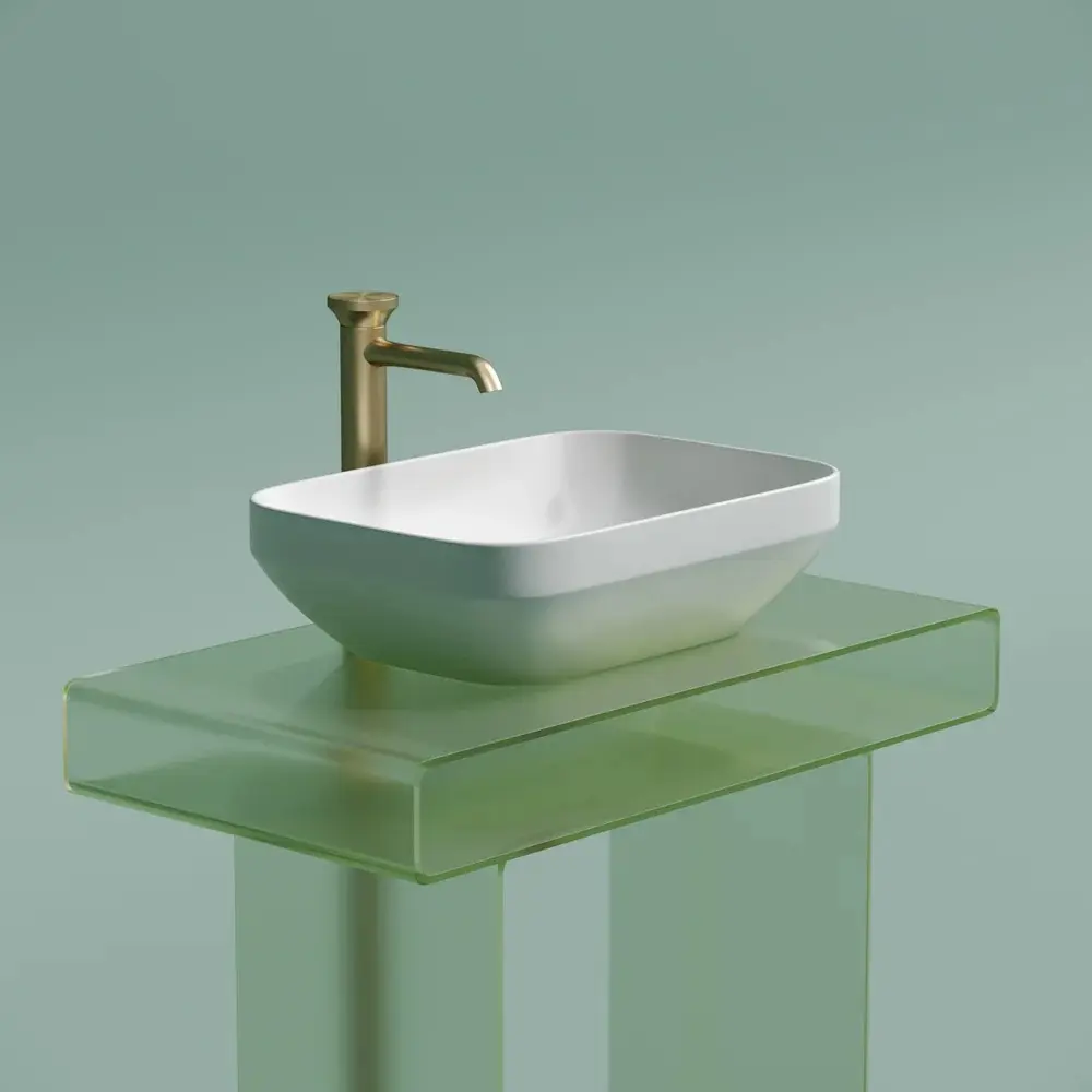 Фото 7 Раковина накладная Ceramica Nova Element CN6055MW 50x35.90 см цвет белый Фото 7 Раковина накладная Ceramica Nova Element CN6055MW 50x35.90 см цвет белый
