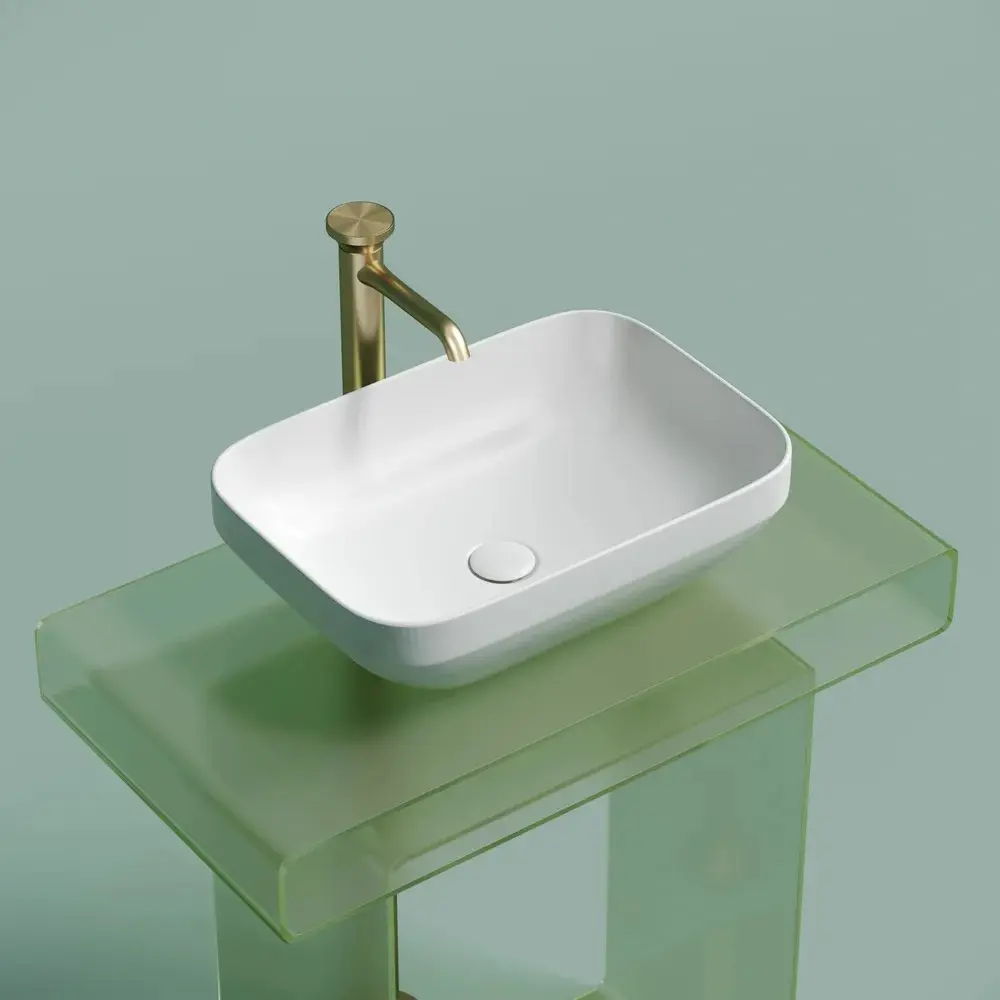 Фото 2 Раковина накладная Ceramica Nova Element CN6055MW 50x35.90 см цвет белый Фото 2 Раковина накладная Ceramica Nova Element CN6055MW 50x35.90 см цвет белый