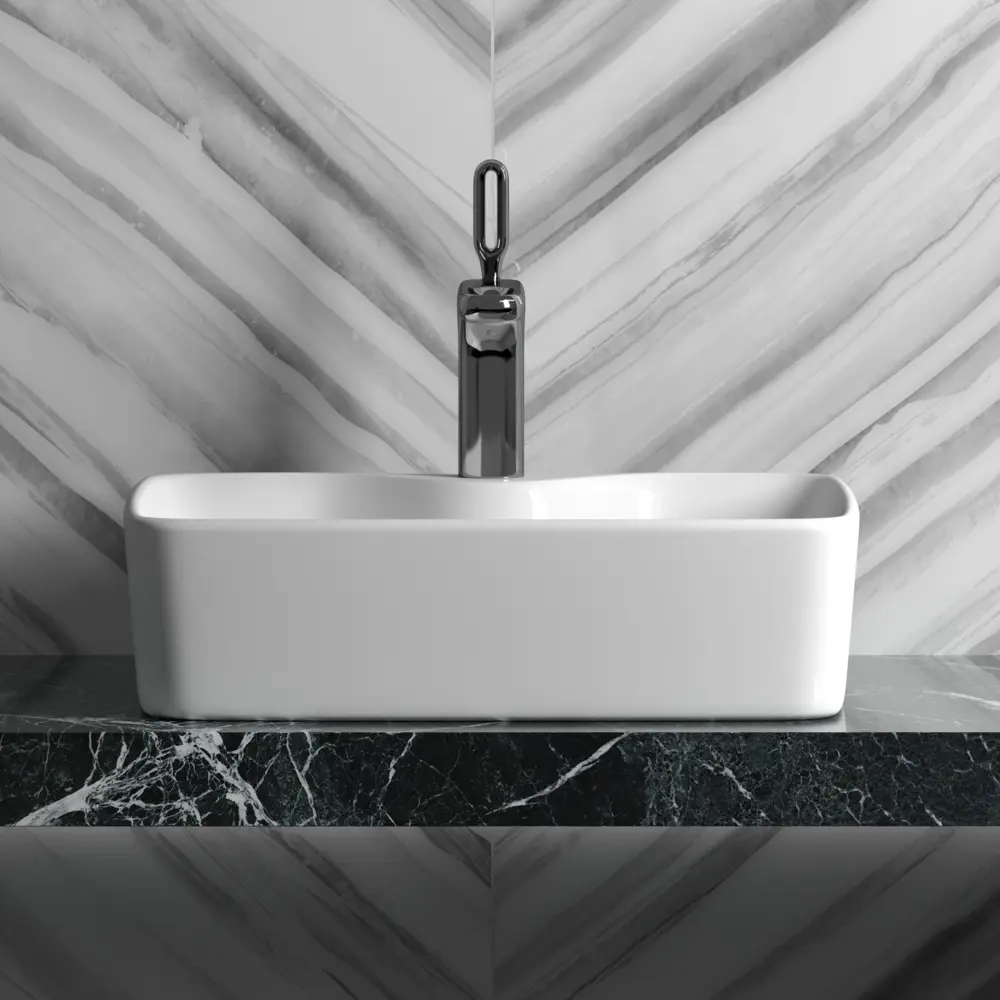 Фото 5 Раковина накладная Ceramica Nova Element CN6033 48x37 см цвет белый Фото 5 Раковина накладная Ceramica Nova Element CN6033 48x37 см цвет белый