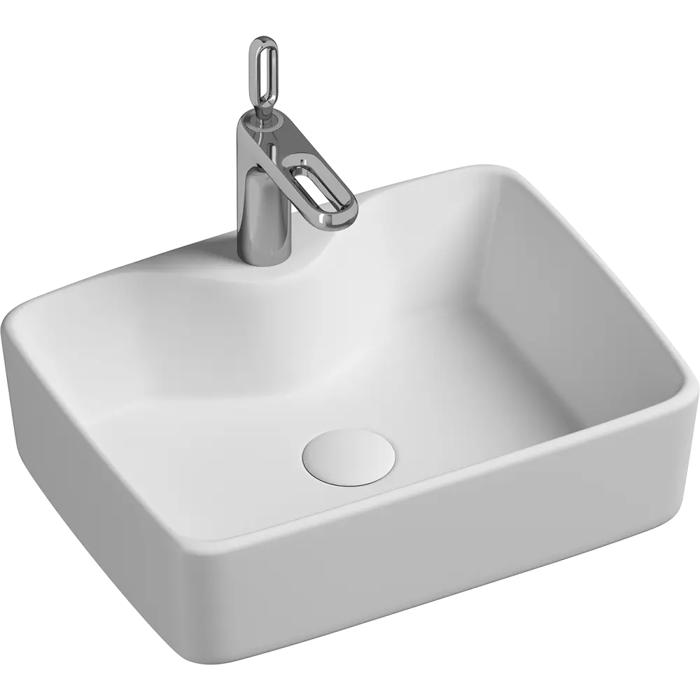 Фото Раковина накладная Ceramica Nova Element CN6033 48x37 см цвет белый Фото Раковина накладная Ceramica Nova Element CN6033 48x37 см цвет белый