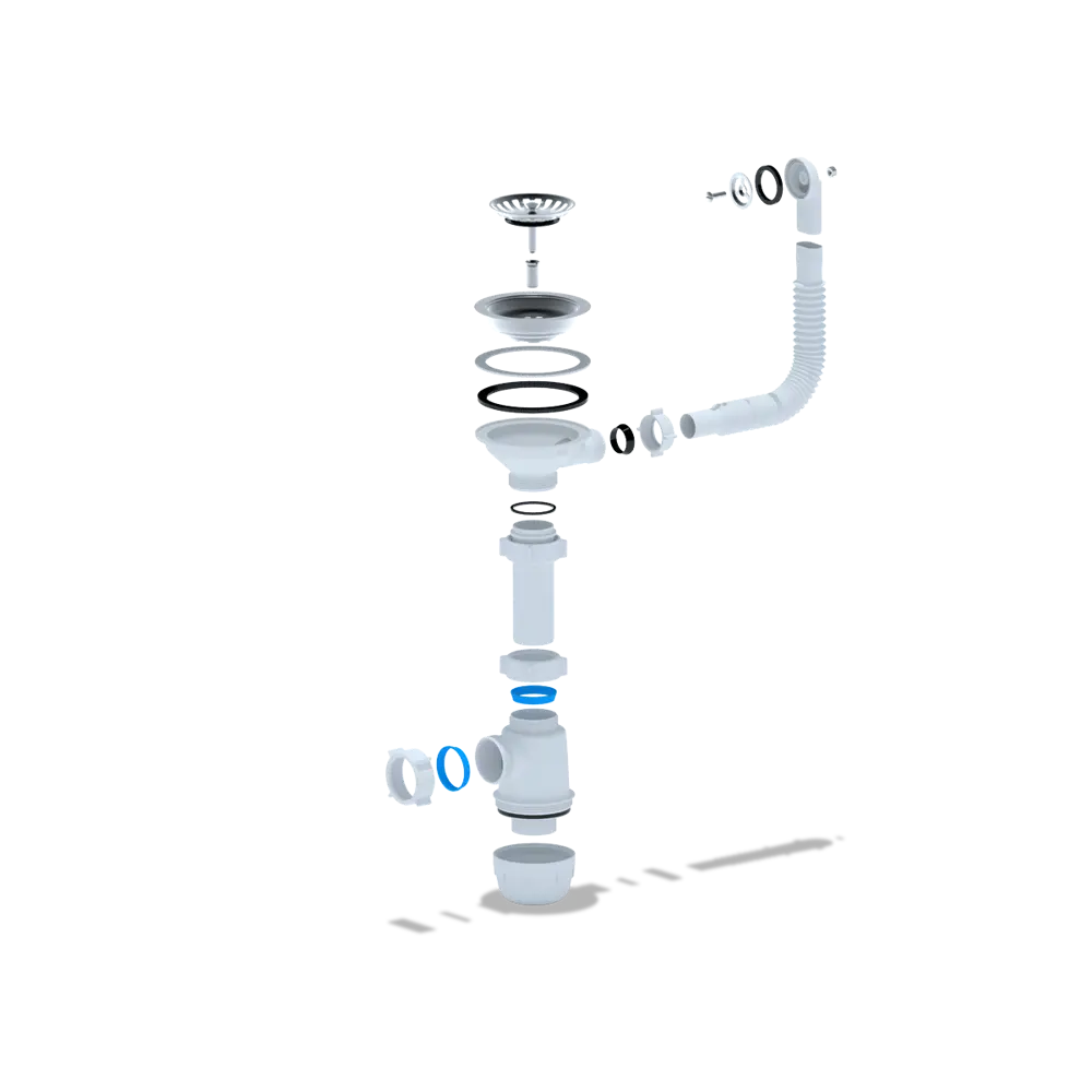 Фото 2 Сифон для мойки Ани пласт D50 мм A0142S Фото 2 Сифон для мойки Ани пласт D50 мм A0142S