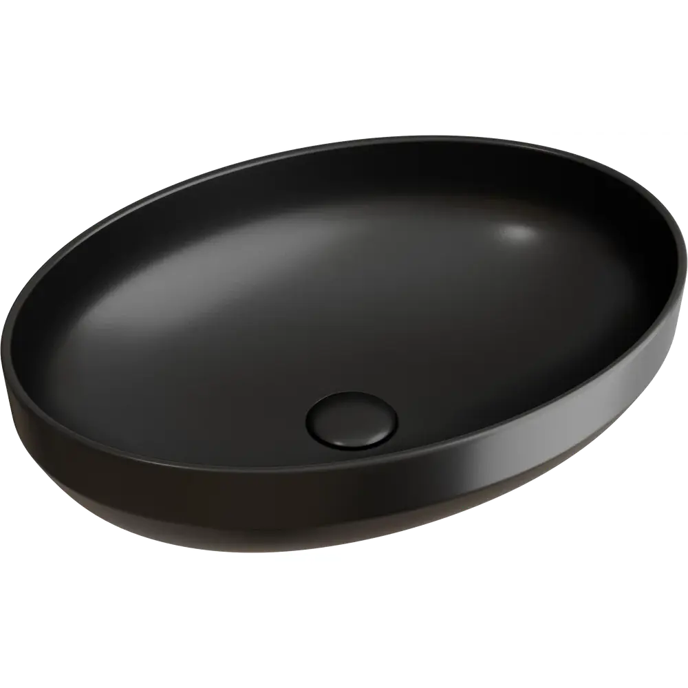 Фото Раковина накладная Ceramica Nova Element CN6056MB 50.20x36.30 см цвет черный Фото Раковина накладная Ceramica Nova Element CN6056MB 50.20x36.30 см цвет черный