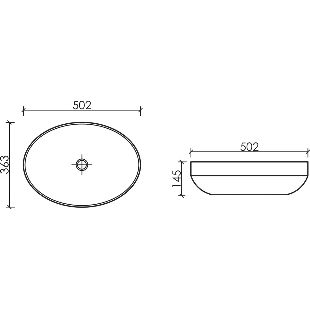 Фото 10 Раковина накладная Ceramica Nova Element CN6056MB 50.20x36.30 см цвет черный Фото 10 Раковина накладная Ceramica Nova Element CN6056MB 50.20x36.30 см цвет черный