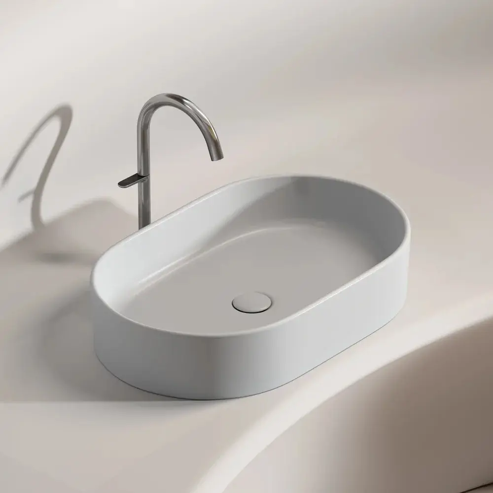 Фото 9 Раковина накладная Ceramica Nova Element CN6048MW 60.80x38.50 см цвет белый Фото 9 Раковина накладная Ceramica Nova Element CN6048MW 60.80x38.50 см цвет белый