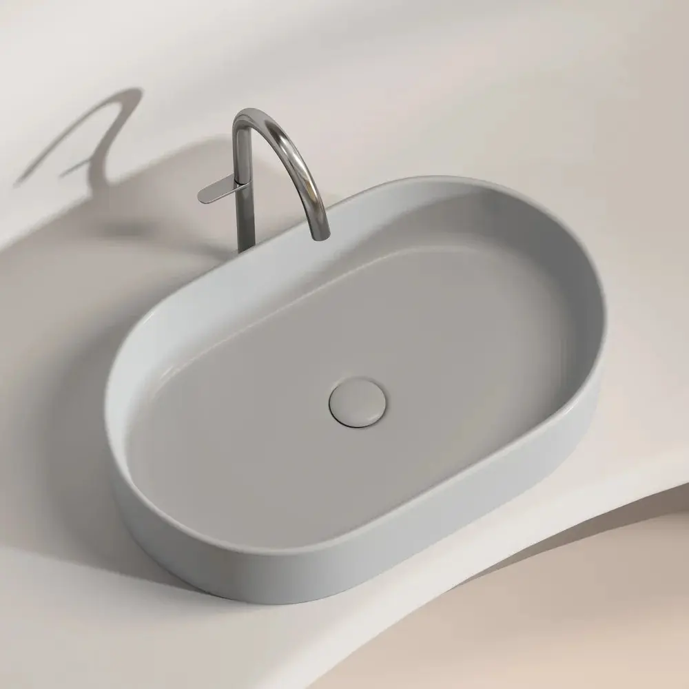 Фото 4 Раковина накладная Ceramica Nova Element CN6048MW 60.80x38.50 см цвет белый Фото 4 Раковина накладная Ceramica Nova Element CN6048MW 60.80x38.50 см цвет белый