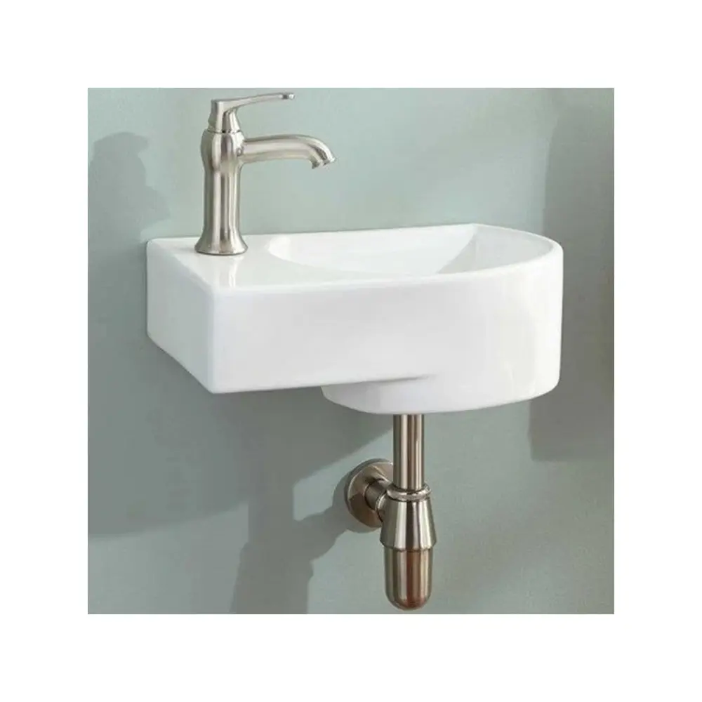 Фото 2 Раковина подвесная CeramaLux N 9273R 41x27 см цвет белый