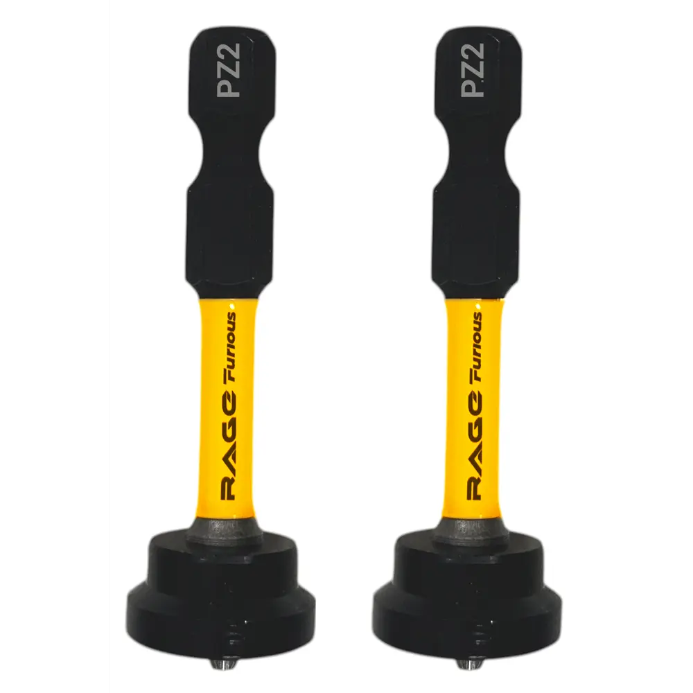 Фото Бита магнитная Rage Furious 554509 PZ2x50 мм, 2 шт. Фото Бита магнитная Rage Furious 554509 PZ2x50 мм, 2 шт.