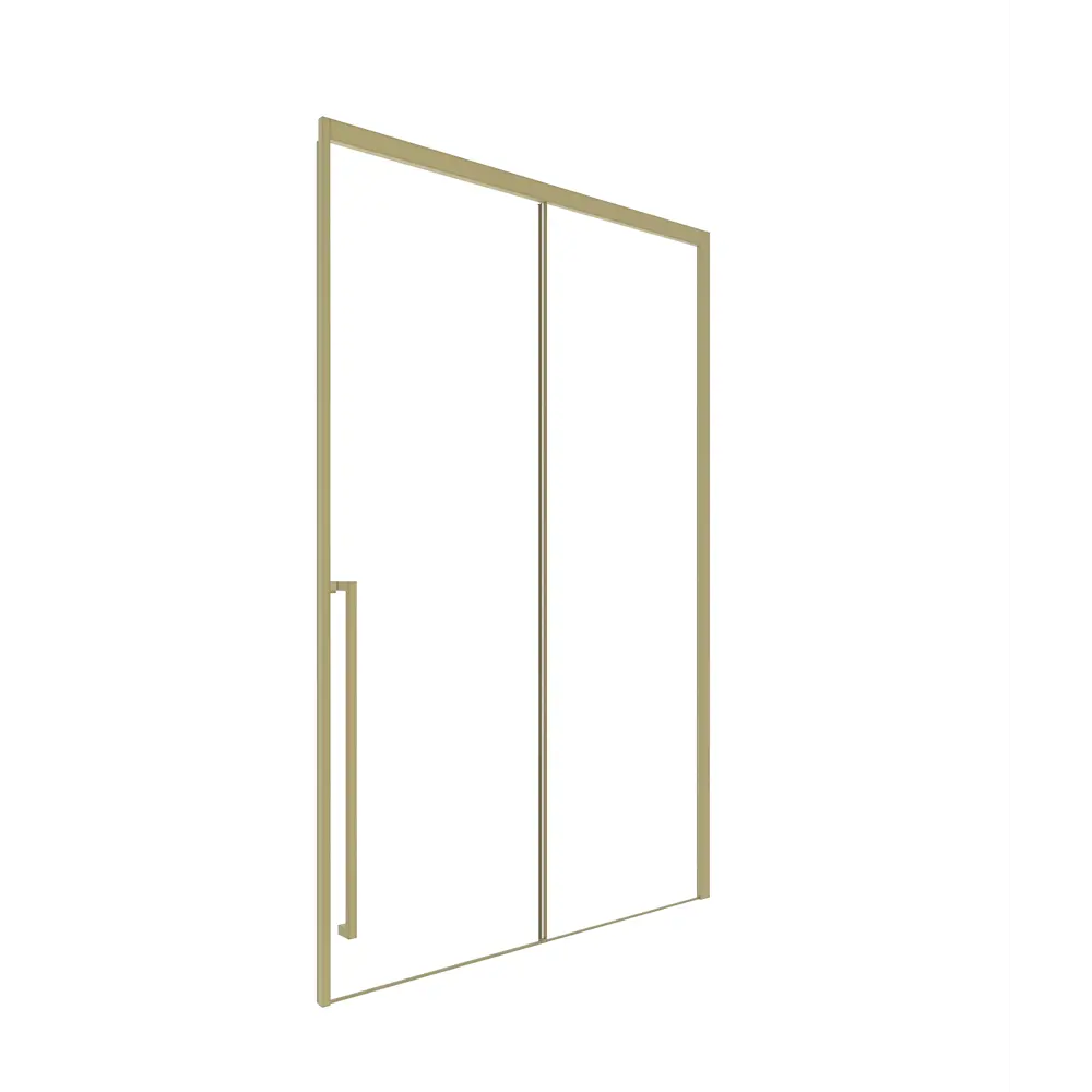 Фото Душевая дверь Timo T54L 140см эффект стекла прозрачное закаленное стекло раздвижной Фото Душевая дверь Timo T54L 140см эффект стекла прозрачное закаленное стекло раздвижной