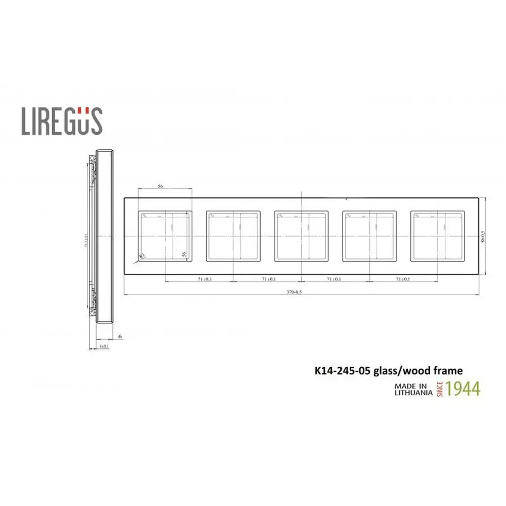 Фото 2 Рамка для розетки Liregus Epsilon 28-2275 5 постов цвет серебро Фото 2 Рамка для розетки Liregus Epsilon 28-2275 5 постов цвет серебро