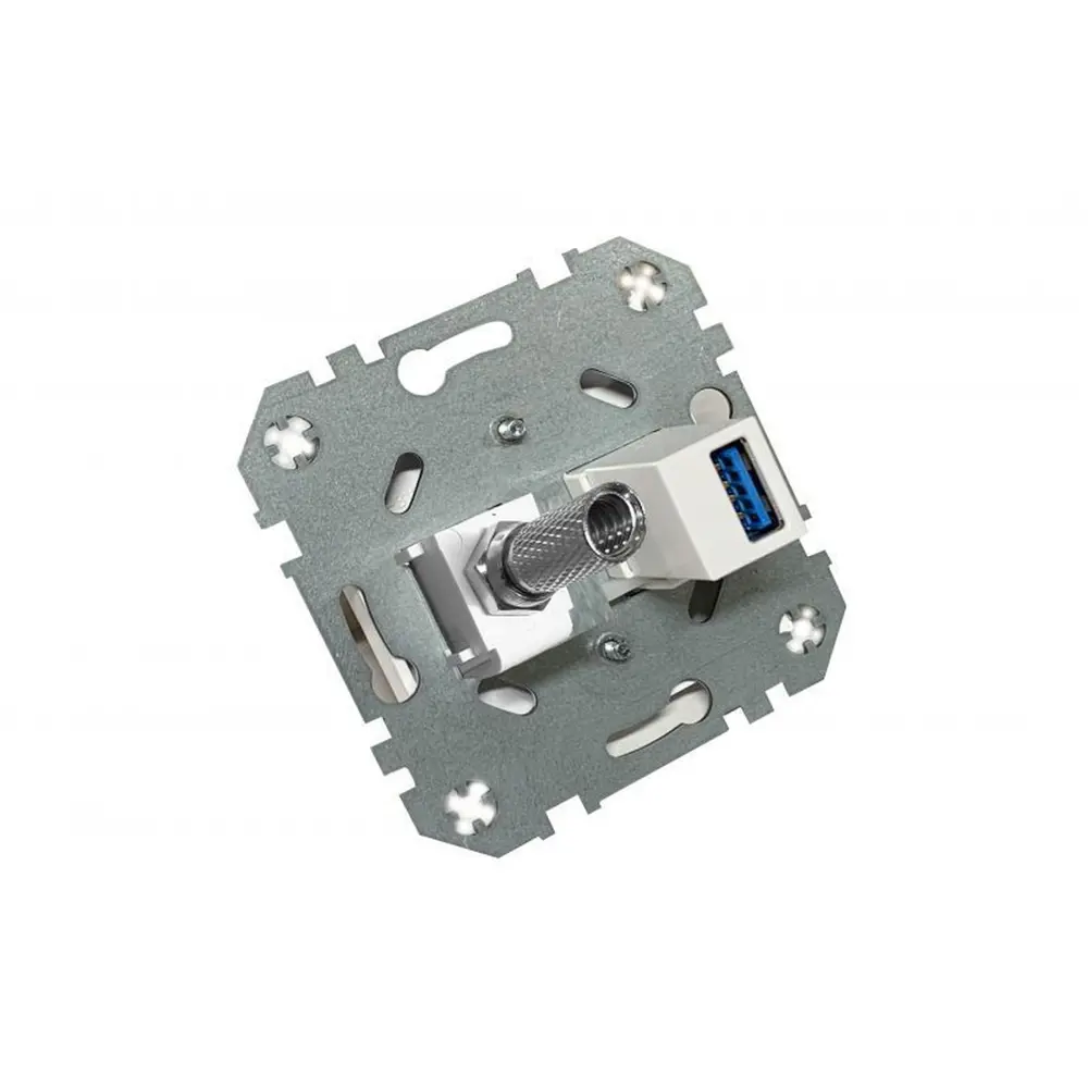 Фото 6 Розетка TV и HDMI встраиваемая Liregus Retro 29-238 цвет черный