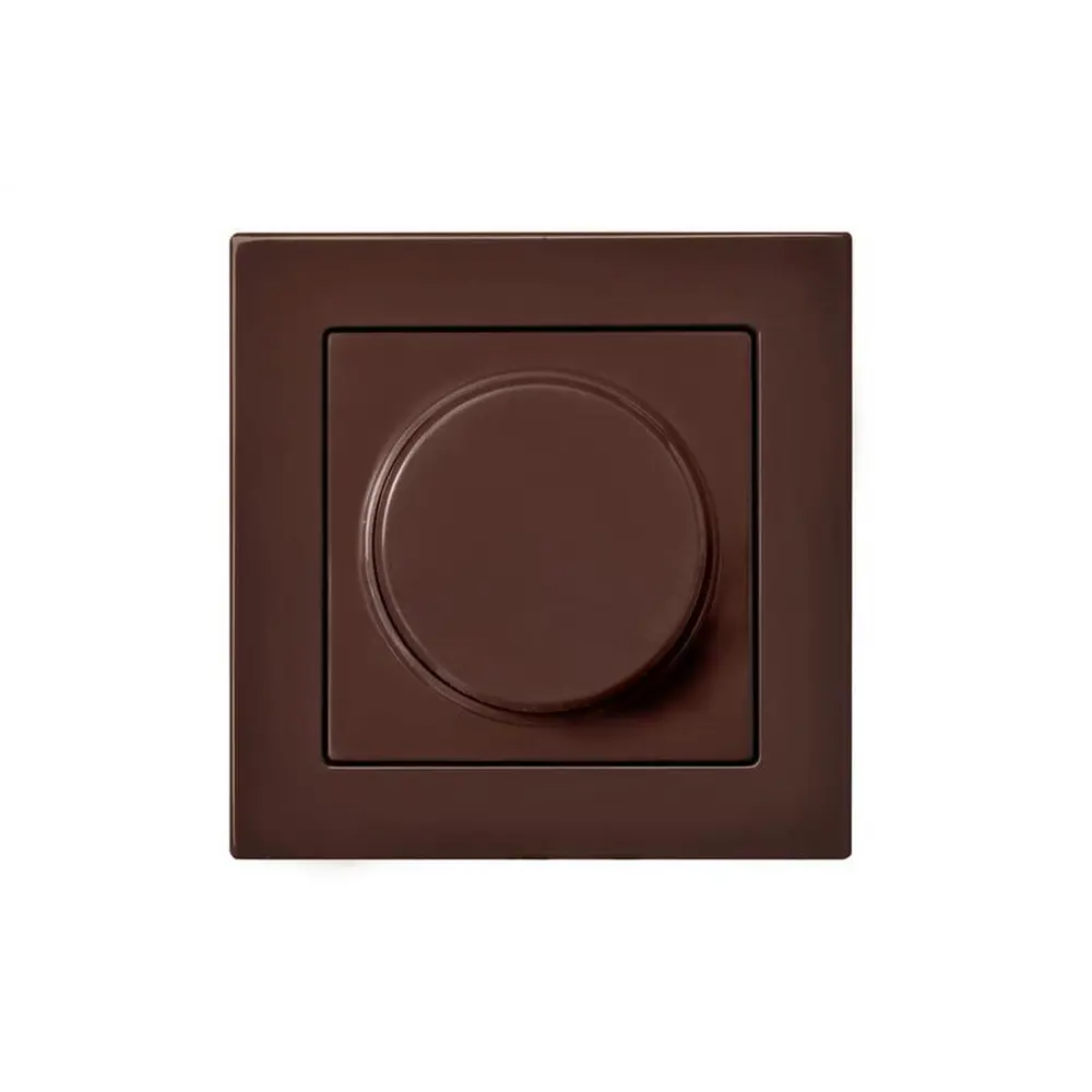 Фото Диммер встраиваемый Liregus Epsilon LRG_28-1413 1 клавиша цвет коричневый