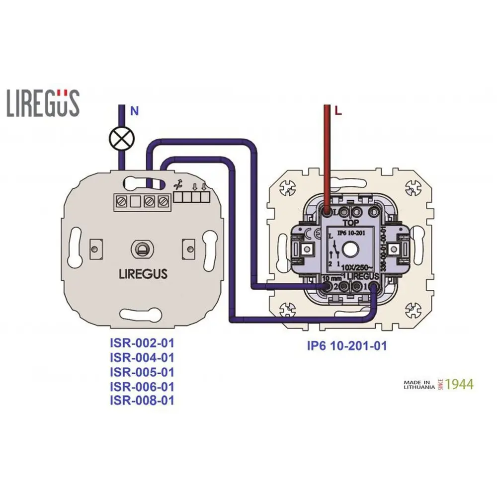 Фото 4 Диммер встраиваемый Liregus Ретро LRG_29-219 1 клавиша цвет черный матовый Фото 4 Диммер встраиваемый Liregus Ретро LRG_29-219 1 клавиша цвет черный матовый