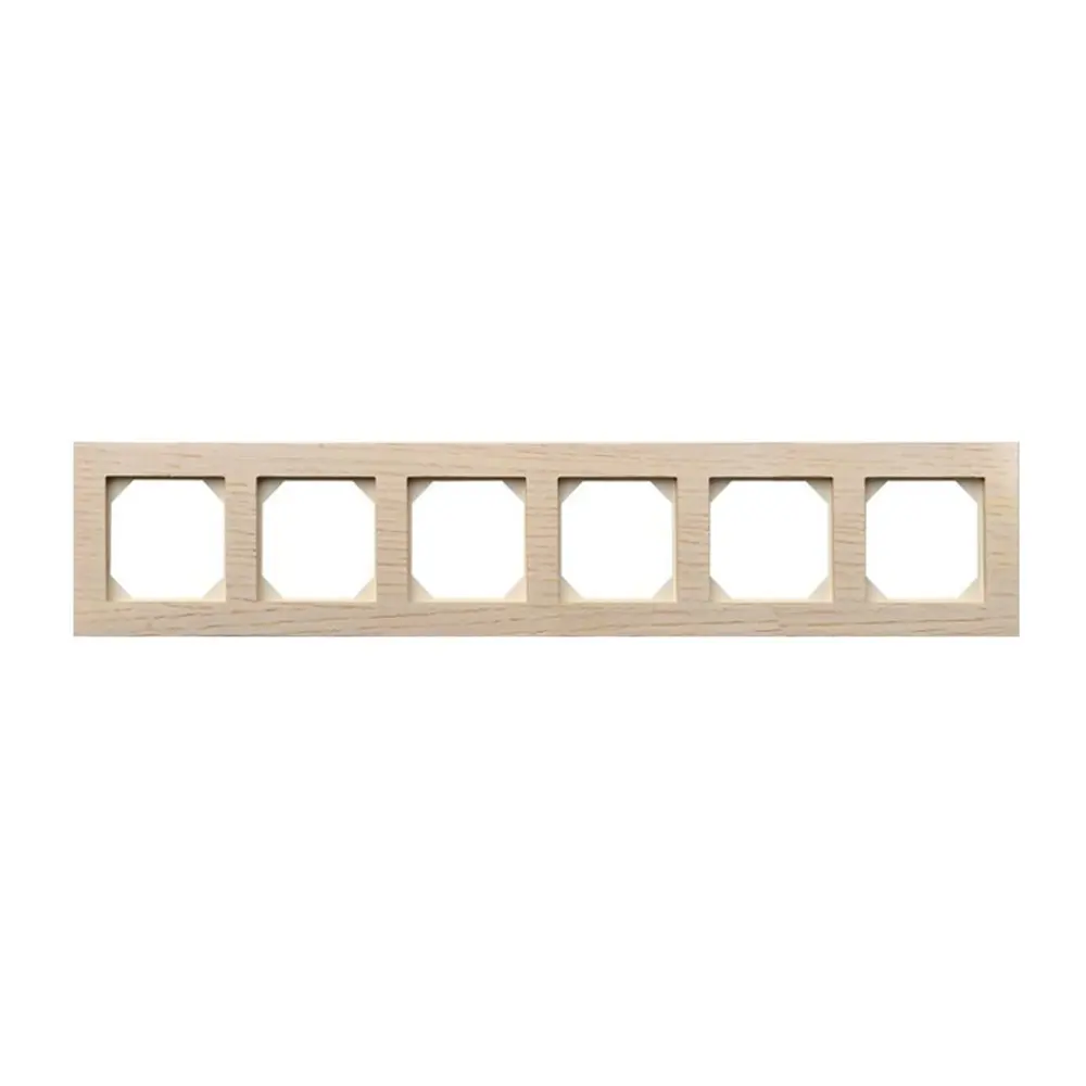 Фото Рамка для розетки Liregus Epsilon LRG_28-2246 6 постов цвет дуб беленный Фото Рамка для розетки Liregus Epsilon LRG_28-2246 6 постов цвет дуб беленный