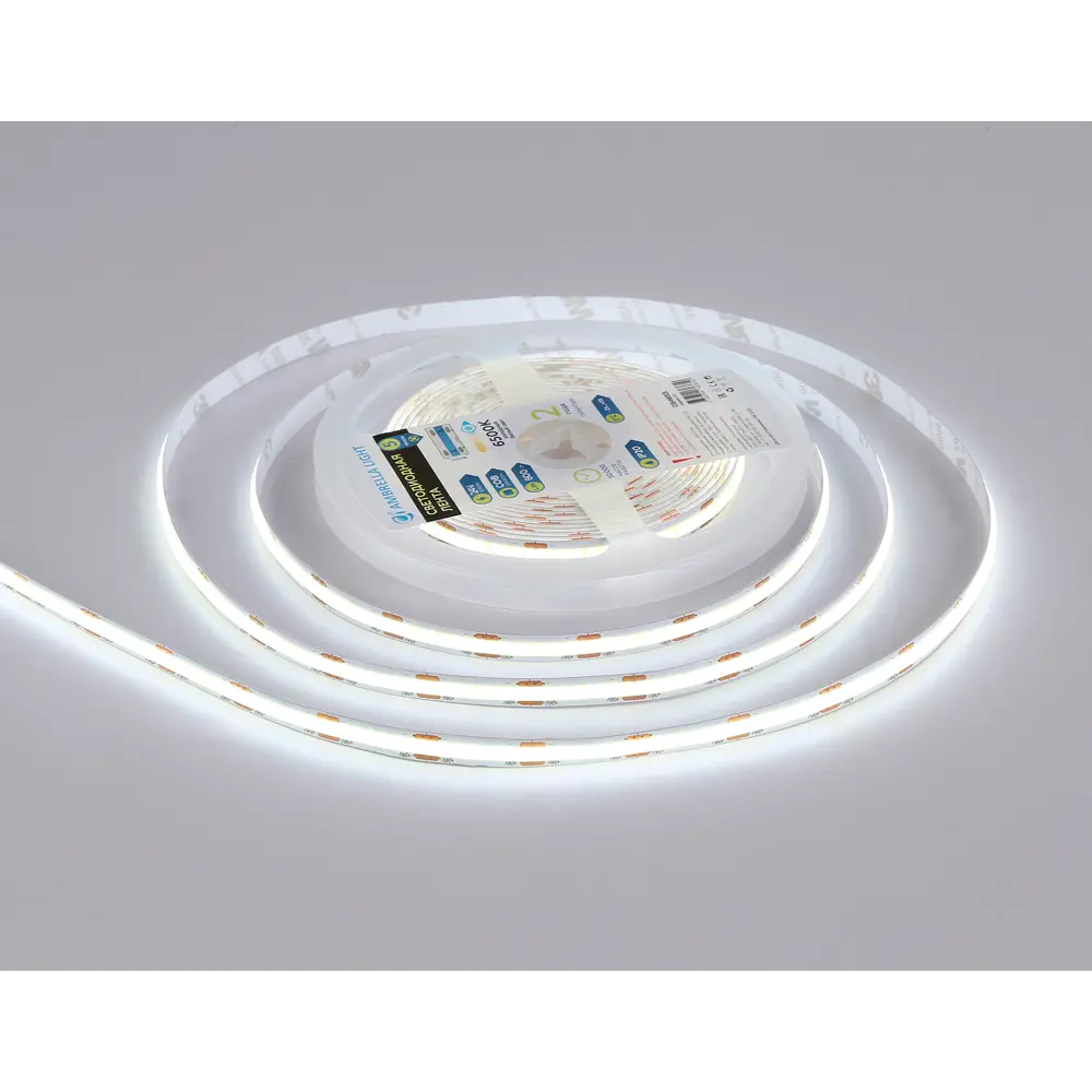 Фото 3 Светодиодная лента Ambrella light Gs4653 320 диод/м 10 Вт/м 24 В IP20 5 м холодный белый (голубой) свет Фото 3 Светодиодная лента Ambrella light Gs4653 320 диод/м 10 Вт/м 24 В IP20 5 м холодный белый (голубой) свет