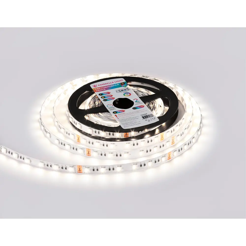 Фото 3 Светодиодная лента Ambrella light Gs4402 60 диод/м 10 Вт/м 24 В IP20 5 м изменение цвета RGB свет Фото 3 Светодиодная лента Ambrella light Gs4402 60 диод/м 10 Вт/м 24 В IP20 5 м изменение цвета RGB свет