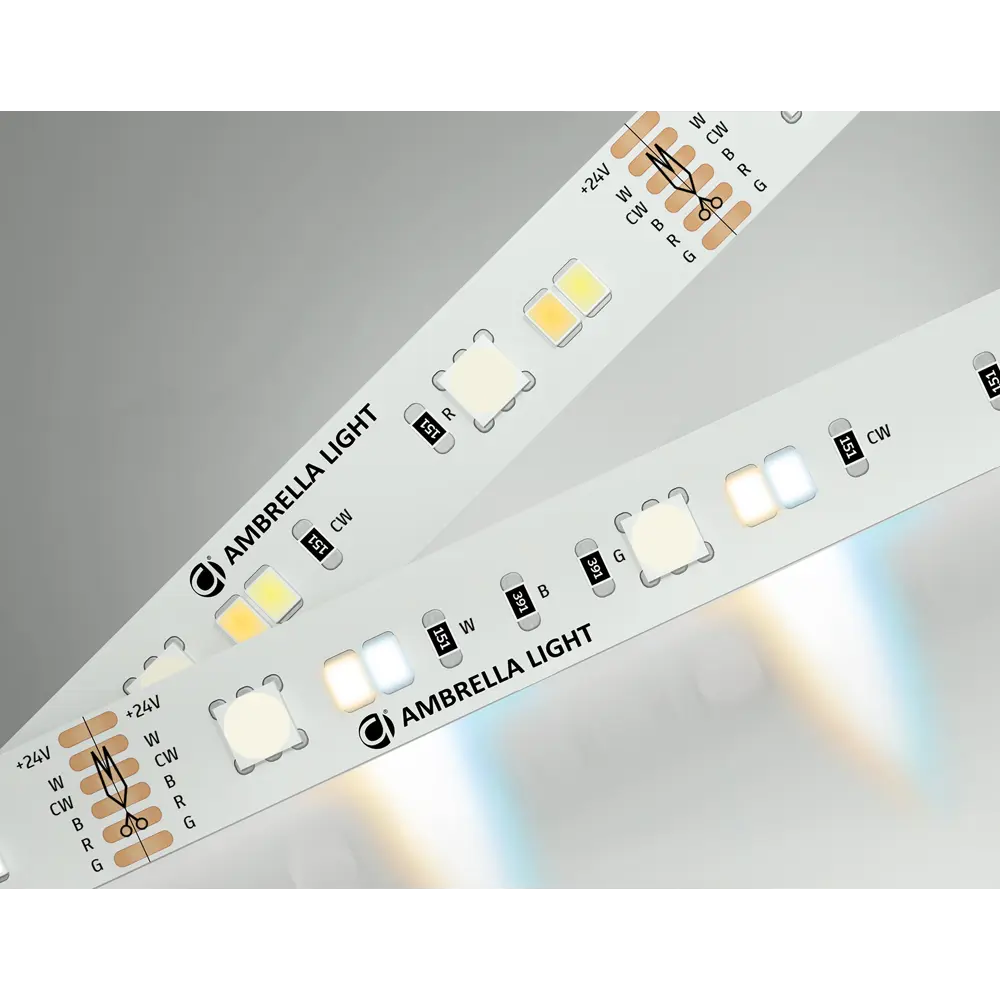 Фото 2 Светодиодная лента Ambrella light Gs4501 90 диод/м 13 Вт/м 24 В IP20 5 м изменение цвета RGB свет Фото 2 Светодиодная лента Ambrella light Gs4501 90 диод/м 13 Вт/м 24 В IP20 5 м изменение цвета RGB свет