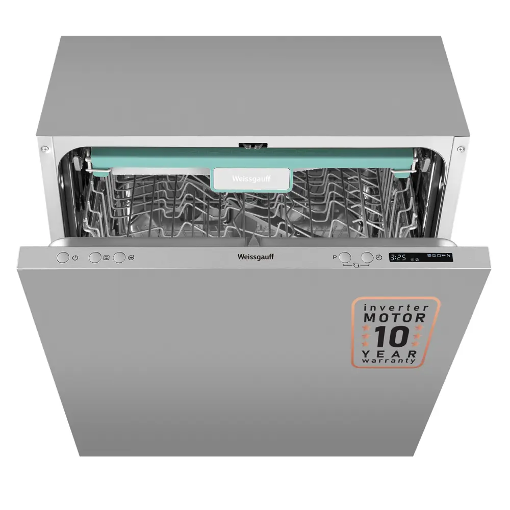 Фото 12 Встраиваемая посудомоечная машина Weissgauff BDW 6073 D 59.8 см 7 программ цвет серый/серебристый Фото 12 Встраиваемая посудомоечная машина Weissgauff BDW 6073 D 59.8 см 7 программ цвет серый/серебристый