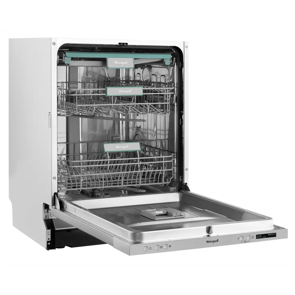 Фото 15 Встраиваемая посудомоечная машина Weissgauff BDW 6073 D 59.8 см 7 программ цвет серый/серебристый Фото 15 Встраиваемая посудомоечная машина Weissgauff BDW 6073 D 59.8 см 7 программ цвет серый/серебристый