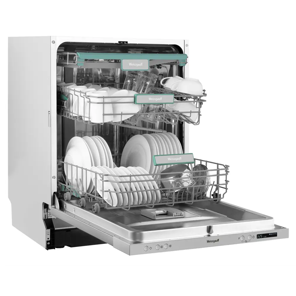 Фото 16 Встраиваемая посудомоечная машина Weissgauff BDW 6073 D 59.8 см 7 программ цвет серый/серебристый Фото 16 Встраиваемая посудомоечная машина Weissgauff BDW 6073 D 59.8 см 7 программ цвет серый/серебристый