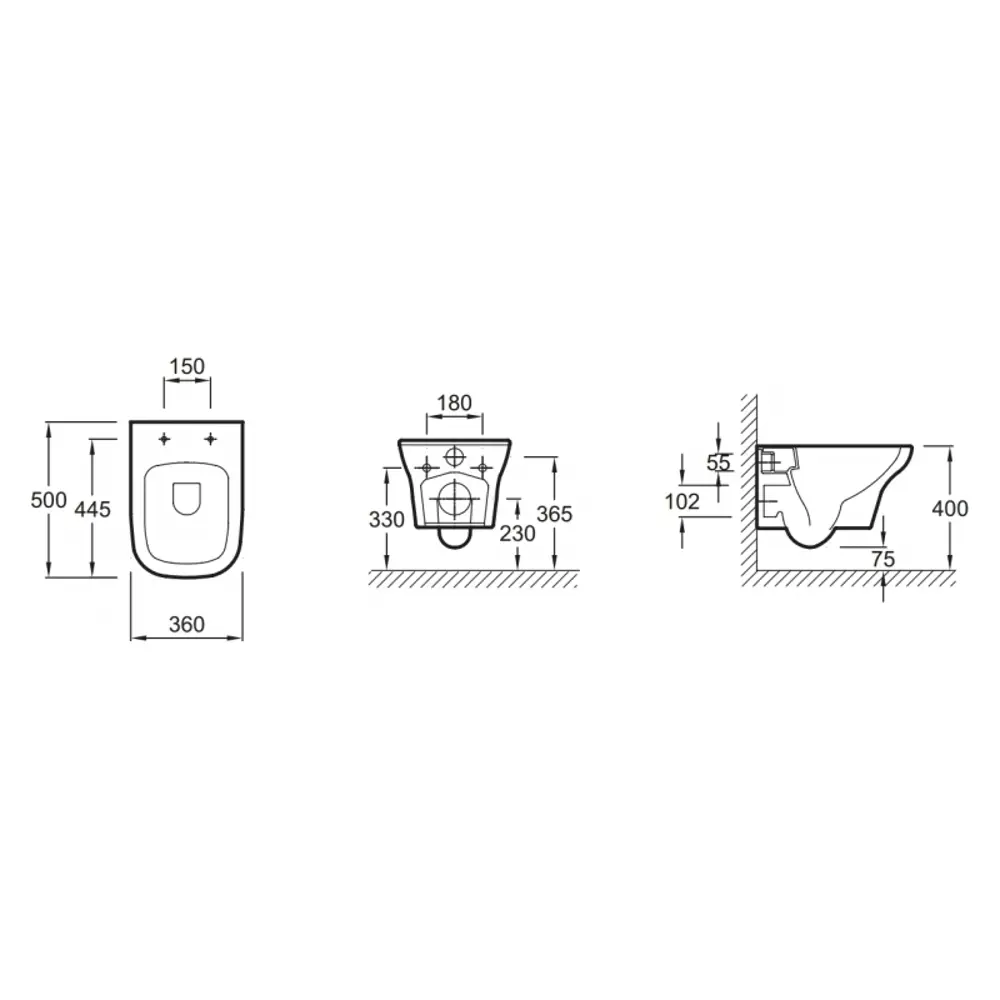 Фото 6 Комплект инсталляции 3 в 1 Enio Tecnico 50 с унитазом Jacob Delafon Vox EDM102-00 и кнопка хром Cubo Фото 6 Комплект инсталляции 3 в 1 Enio Tecnico 50 с унитазом Jacob Delafon Vox EDM102-00 и кнопка хром Cubo