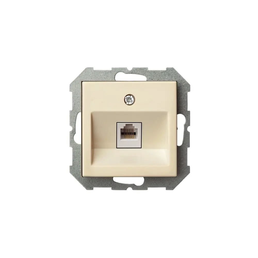 Фото 2 Розетка встраиваемая Liregus Epsilon 28-082 цвет кремовый